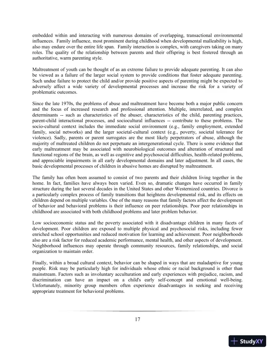 Lecture Notes for Abnormal Child and Adolescent Psychology, 8th Edition, page 20
