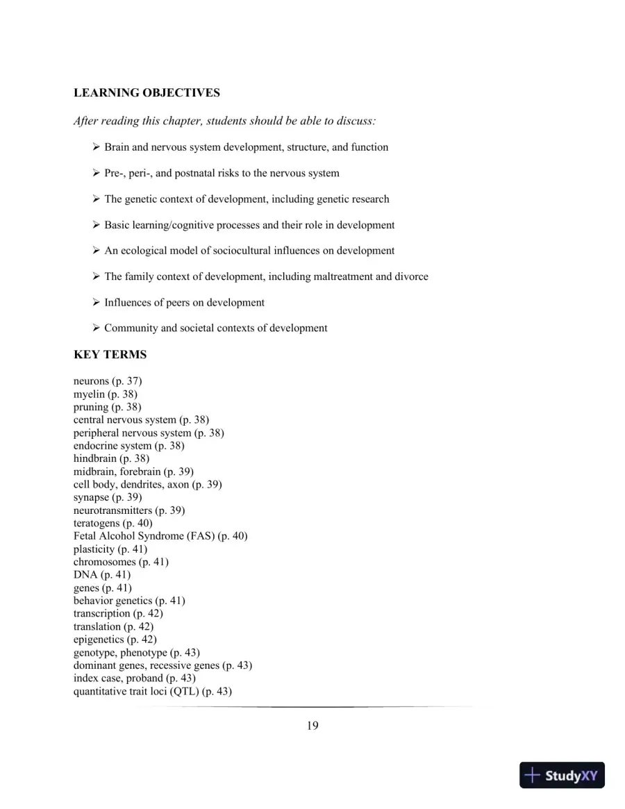 Lecture Notes for Abnormal Child and Adolescent Psychology, 8th Edition, page 22