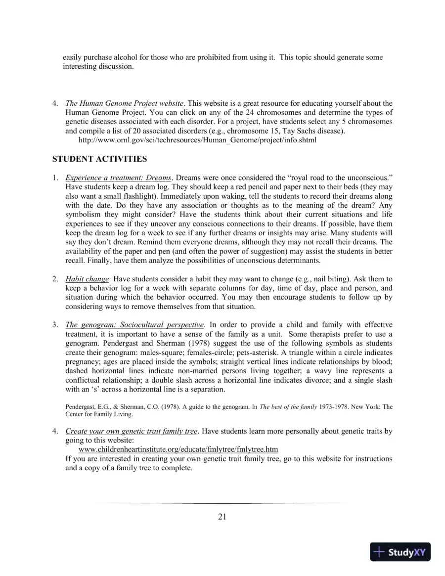 Lecture Notes for Abnormal Child and Adolescent Psychology, 8th Edition, page 24