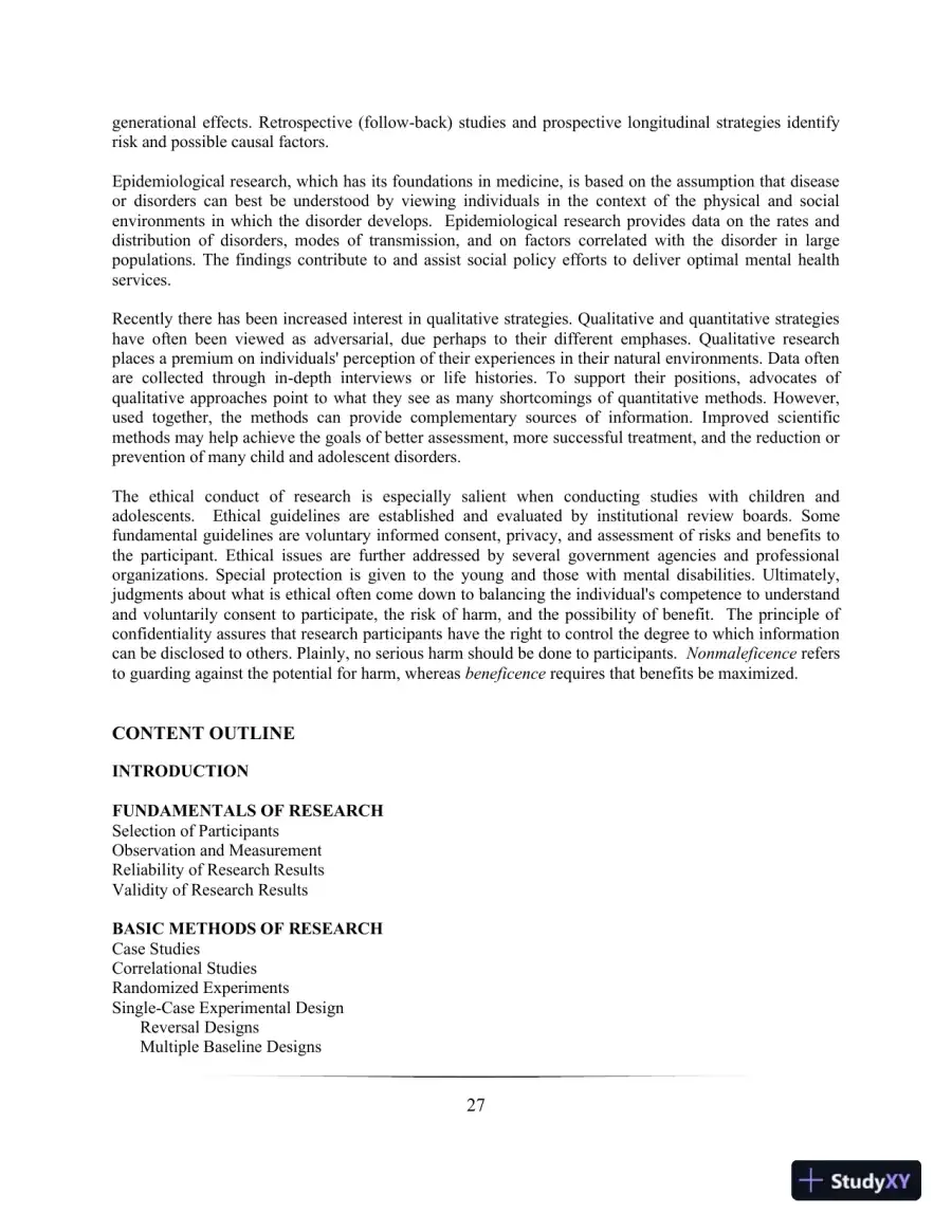 Lecture Notes for Abnormal Child and Adolescent Psychology, 8th Edition, page 30