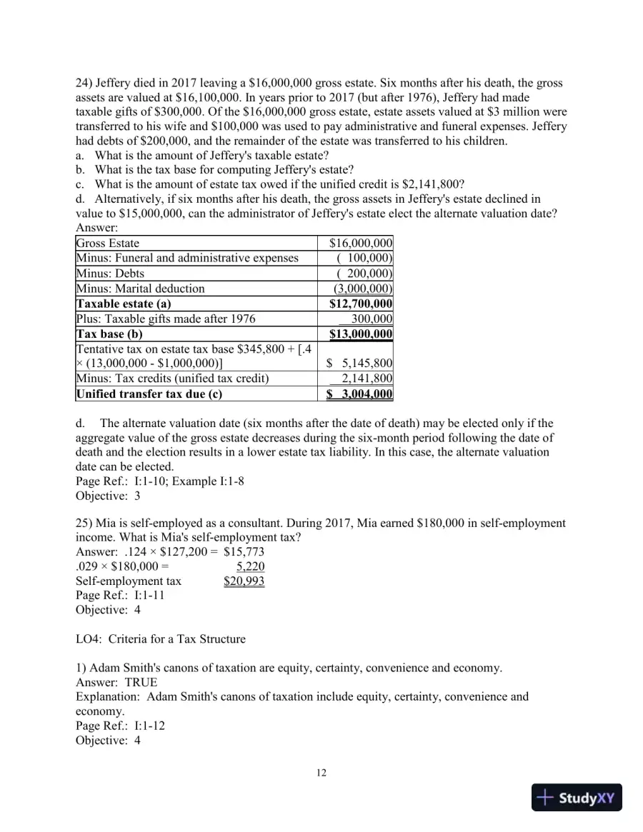 Pearson's Federal Taxation 2018 Individuals (Prentice Hall's Federal Taxation Individuals) 31st Edition Test Bank, page 13