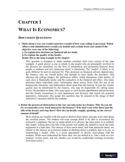 Solution Manual for Macroeconomics: Principles and Policy, 14th Edition - Page 3 preview image