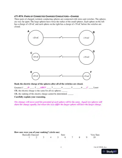 Solution Manual for E and M TIPERs Electricity And Magnetism: Electricity And Magnetism Tasks: Inspried By Physics Education Research, 1st Edition - Page 20 preview image
