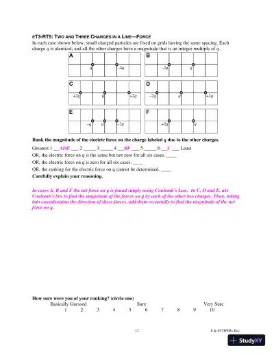 Solution Manual for E and M TIPERs Electricity And Magnetism: Electricity And Magnetism Tasks: Inspried By Physics Education Research, 1st Edition - Page 28 preview image
