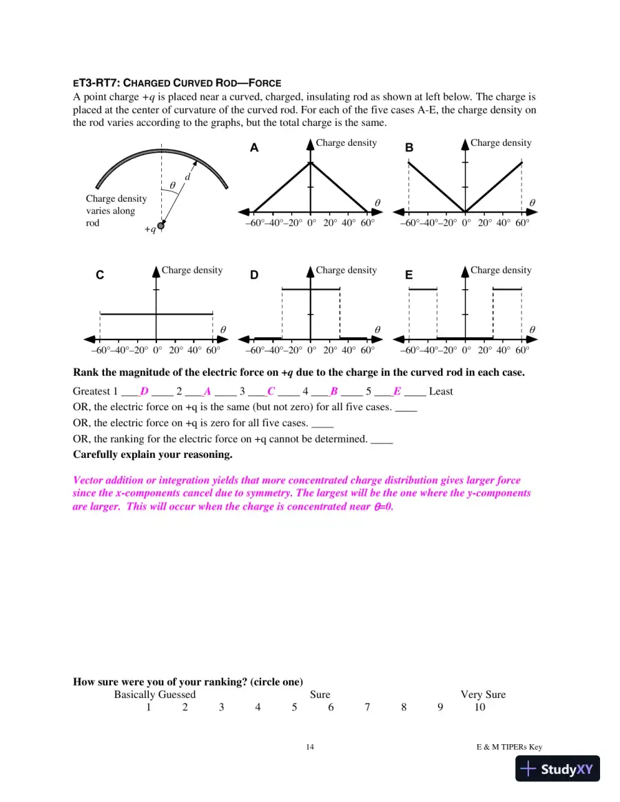 Solution Manual for E and M TIPERs Electricity And Magnetism: Electricity And Magnetism Tasks: Inspried By Physics Education Research, 1st Edition, page 30