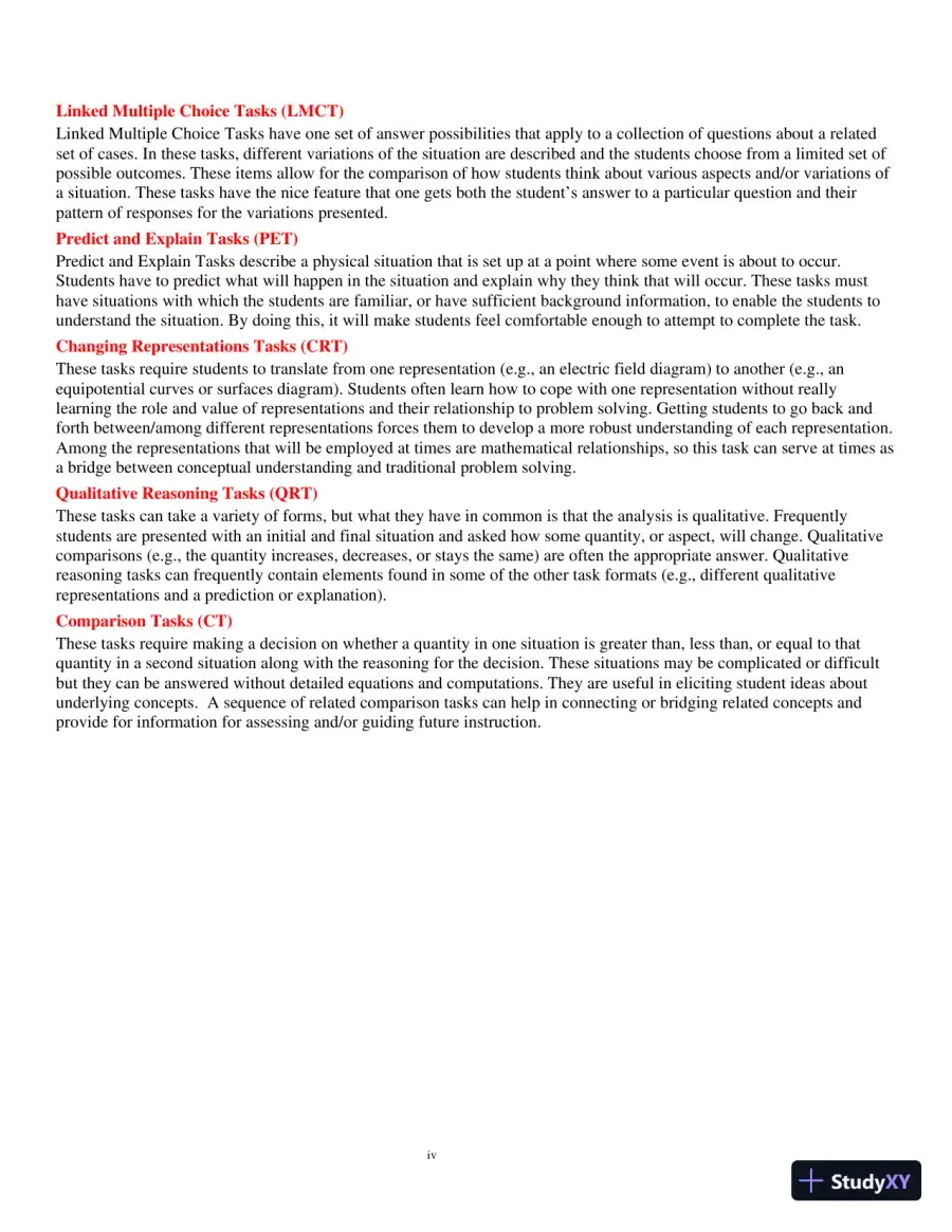 Solution Manual for E and M TIPERs Electricity And Magnetism: Electricity And Magnetism Tasks: Inspried By Physics Education Research, 1st Edition, page 5