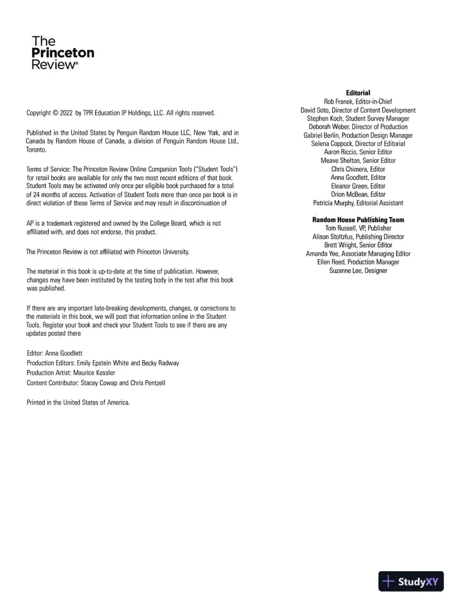 Princeton Review AP Physics C Prep, 2023: 2 Practice Tests + Complete Content Review (2022), page 4