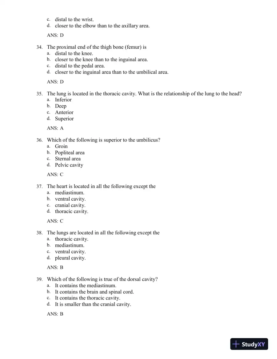 Test Bank for The Human Body in Health and Illness, 7th Edition (Chapters 1-27), page 8