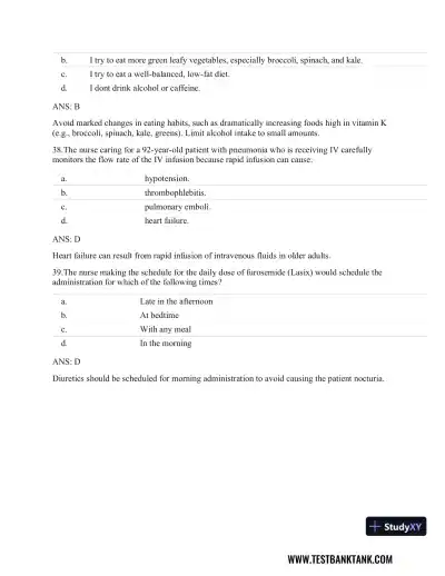 Clinical Guidelines in Primary Care: A Reference and Review Book 1st Edition Test Bank - Page 13 preview image