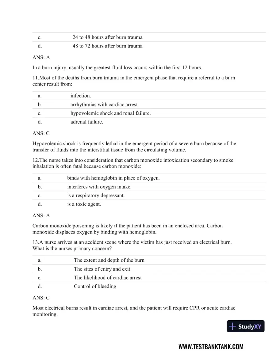 Clinical Guidelines in Primary Care: A Reference and Review Book 1st Edition Test Bank, page 17
