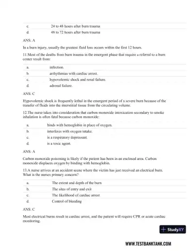 Clinical Guidelines in Primary Care: A Reference and Review Book 1st Edition Test Bank - Page 17 preview image