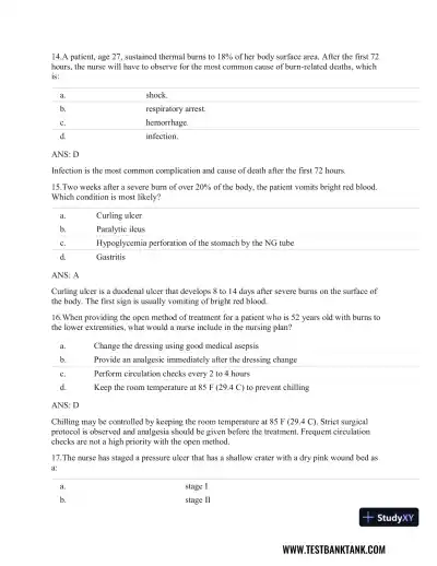 Clinical Guidelines in Primary Care: A Reference and Review Book 1st Edition Test Bank - Page 18 preview image