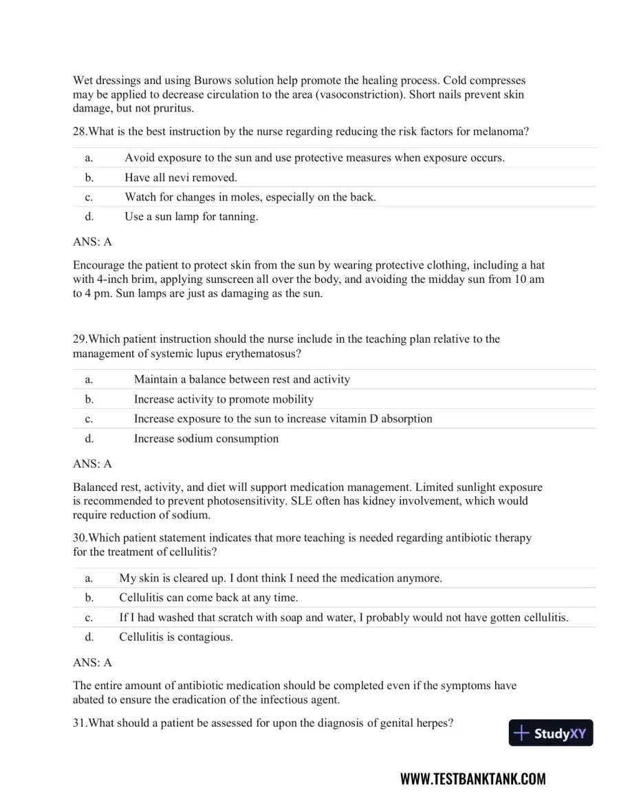 Clinical Guidelines in Primary Care: A Reference and Review Book 1st Edition Test Bank, page 22