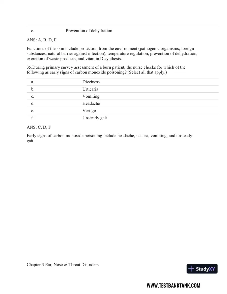 Clinical Guidelines in Primary Care: A Reference and Review Book 1st Edition Test Bank, page 24