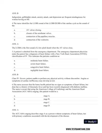 Clinical Guidelines in Primary Care: A Reference and Review Book 1st Edition Test Bank - Page 3 preview image