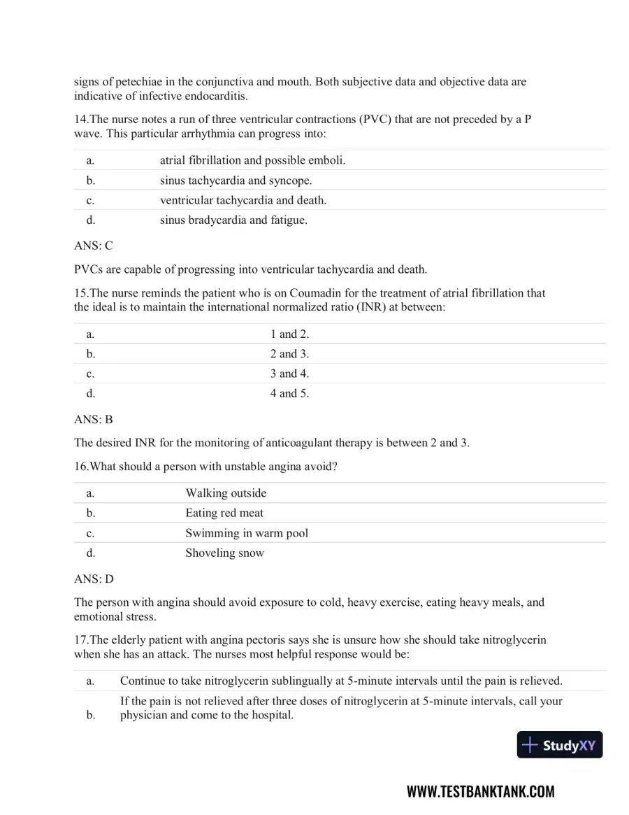 Clinical Guidelines in Primary Care: A Reference and Review Book 1st Edition Test Bank, page 6