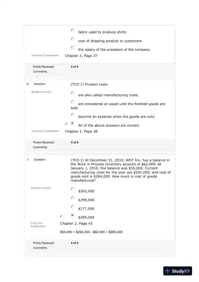 Understanding Key Concepts in Managerial Accounting - Page 4 preview image