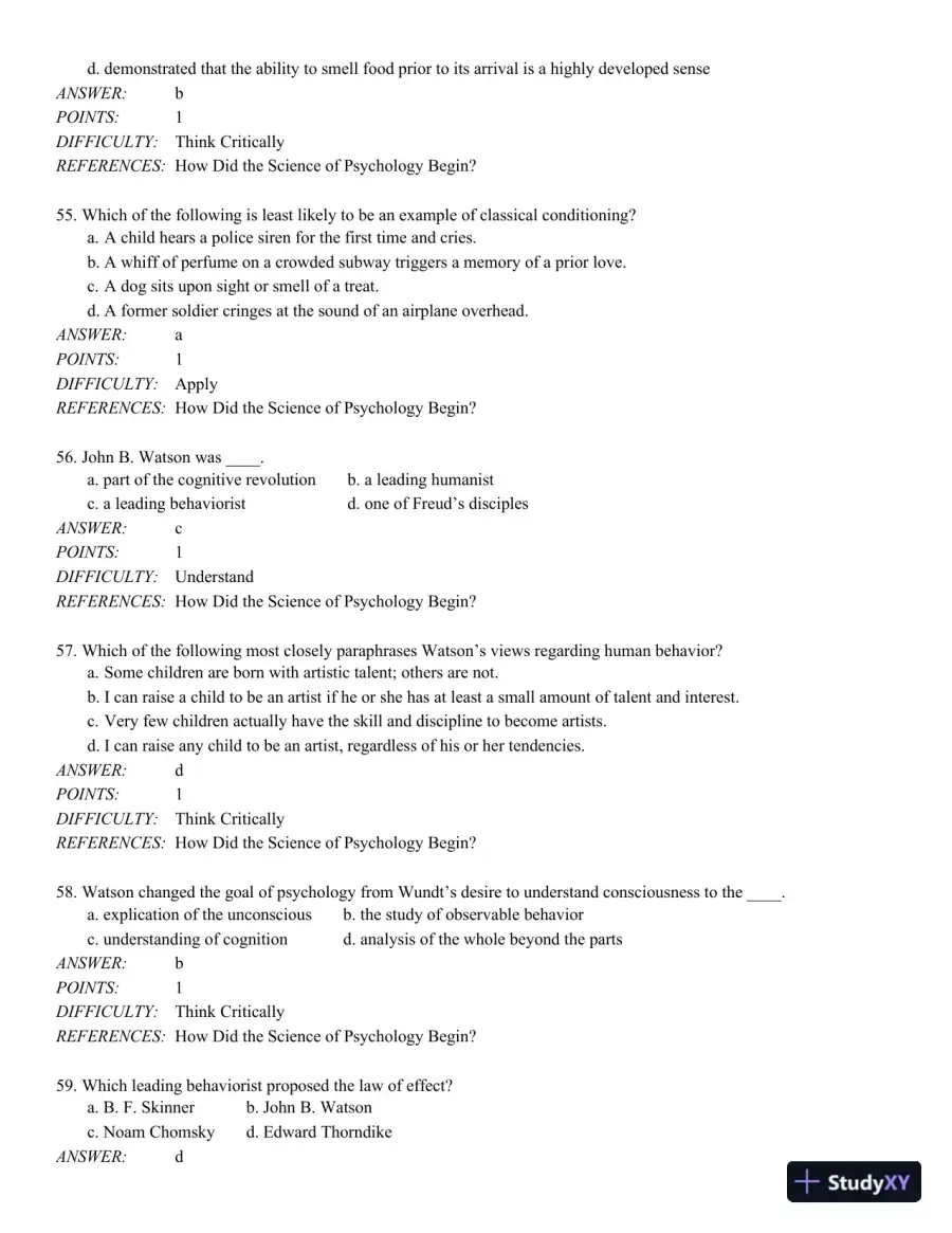 Discovering Psychology: The Science of Mind 1st Edition Test Bank, page 13