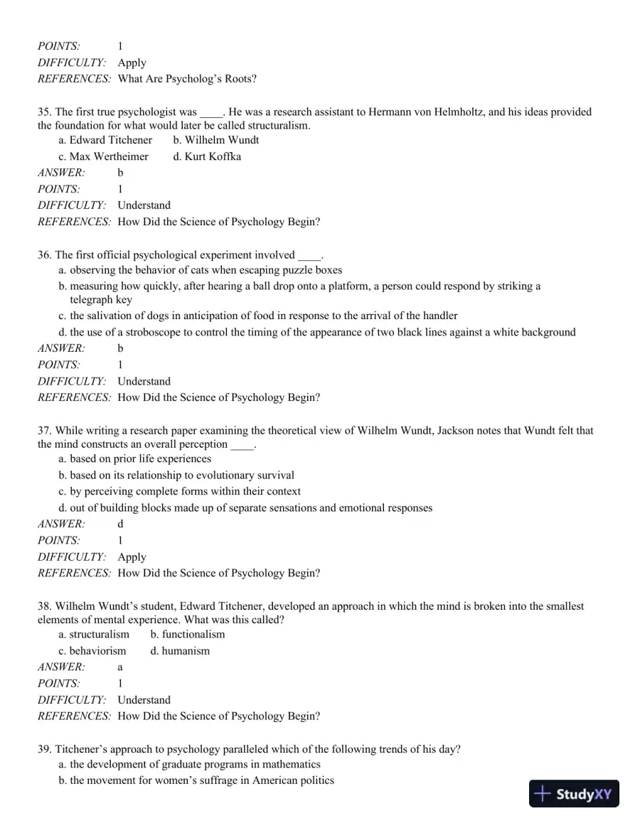Discovering Psychology: The Science of Mind 1st Edition Test Bank, page 9
