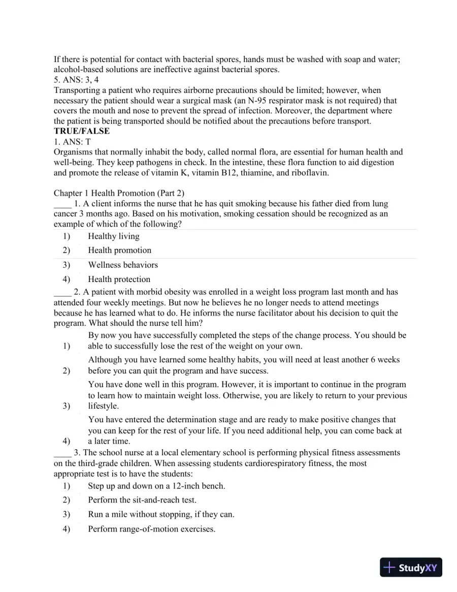 Test Bank for CURRENT Medical Diagnosis and Treatment 2020, 59th Edition, page 10