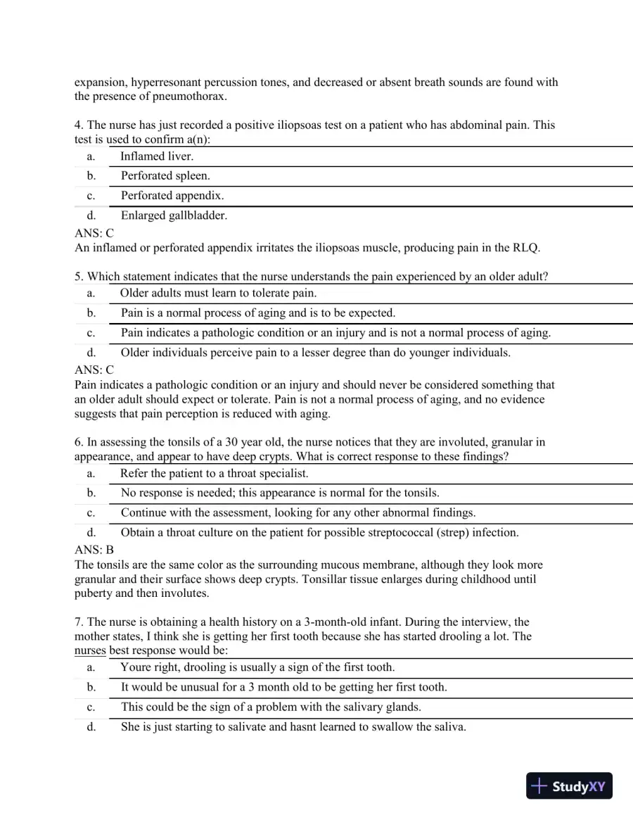 Test Bank for CURRENT Medical Diagnosis and Treatment 2020, 59th Edition, page 17
