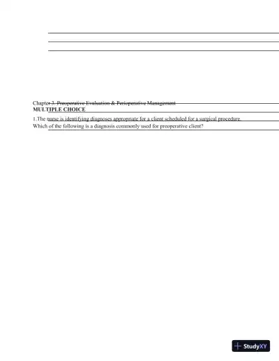 Test Bank for CURRENT Medical Diagnosis and Treatment 2020, 59th Edition - Page 20 preview image