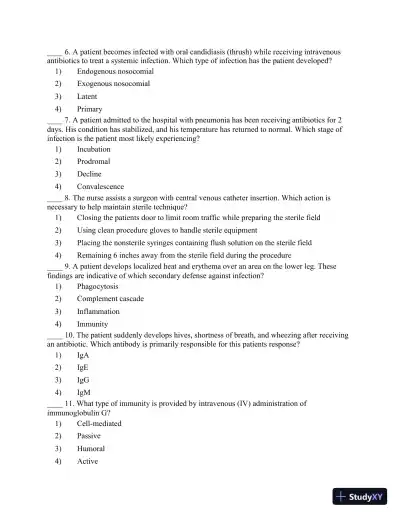 Test Bank for CURRENT Medical Diagnosis and Treatment 2020, 59th Edition - Page 3 preview image