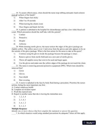 Test Bank for CURRENT Medical Diagnosis and Treatment 2020, 59th Edition - Page 5 preview image