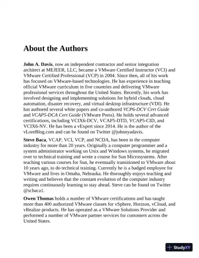 VCP-DCV for vSphere 7.x Exam 2V0-21.20 Official Cert Guide, 4th edition (2021) - Page 12 preview image