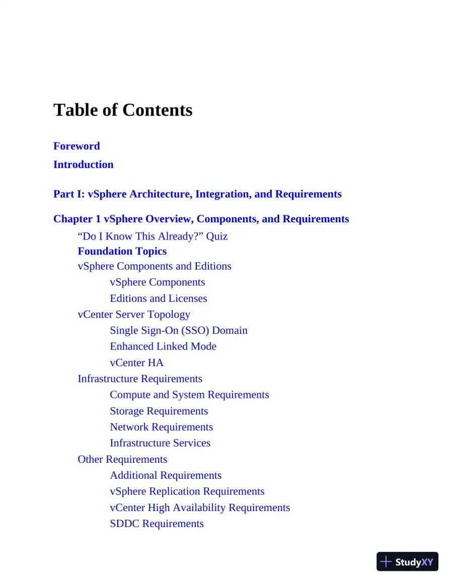 VCP-DCV for vSphere 7.x Exam 2V0-21.20 Official Cert Guide, 4th edition (2021), page 17