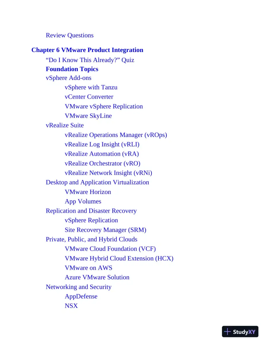 VCP-DCV for vSphere 7.x Exam 2V0-21.20 Official Cert Guide, 4th edition (2021), page 24