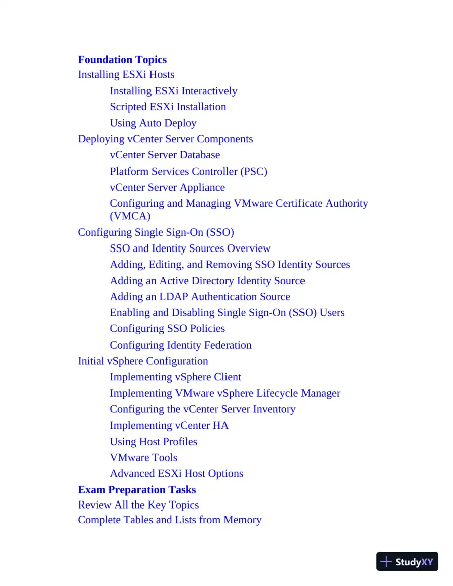VCP-DCV for vSphere 7.x Exam 2V0-21.20 Official Cert Guide, 4th edition (2021), page 27