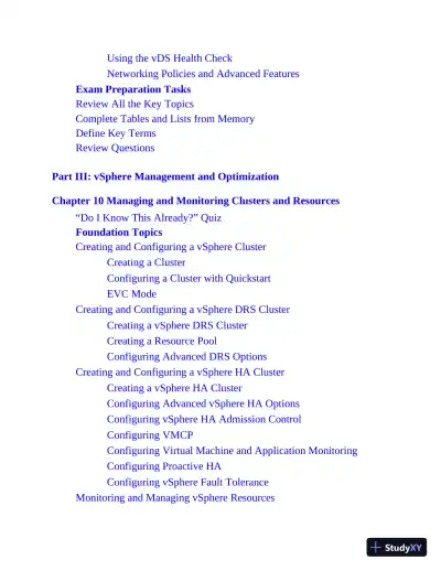 VCP-DCV for vSphere 7.x Exam 2V0-21.20 Official Cert Guide, 4th edition (2021) - Page 29 preview image