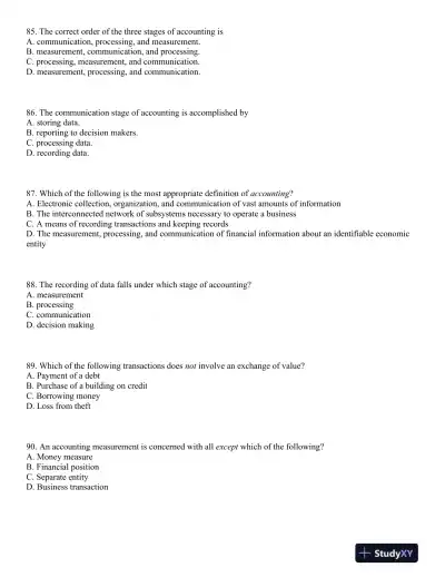 Principles of Financial Accounting 12th Edition Test Bank - Page 11 preview image