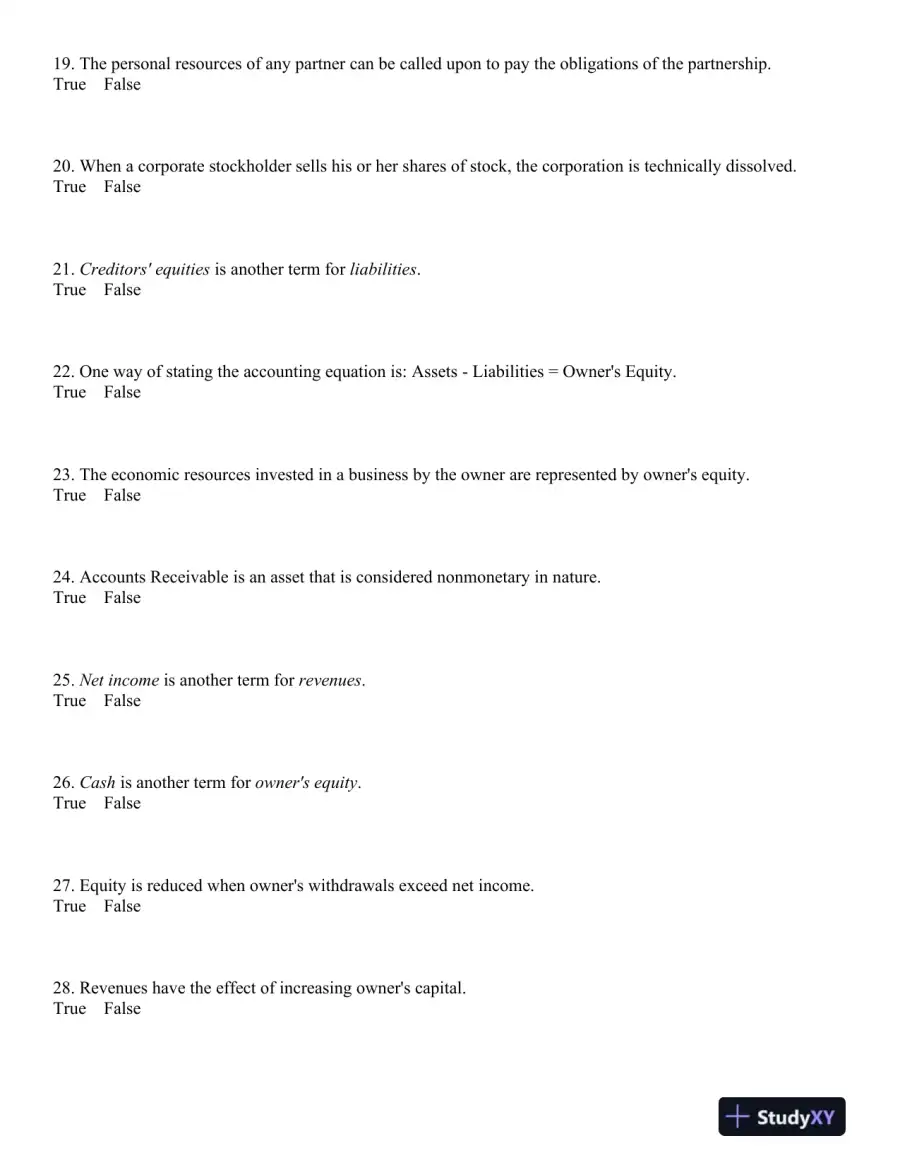 Principles of Financial Accounting 12th Edition Test Bank, page 4
