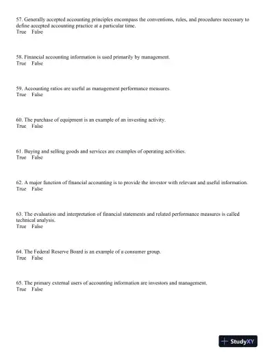 Principles of Financial Accounting 12th Edition Test Bank - Page 8 preview image