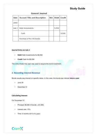 Accounting Principles II – Investments - Page 4 preview image
