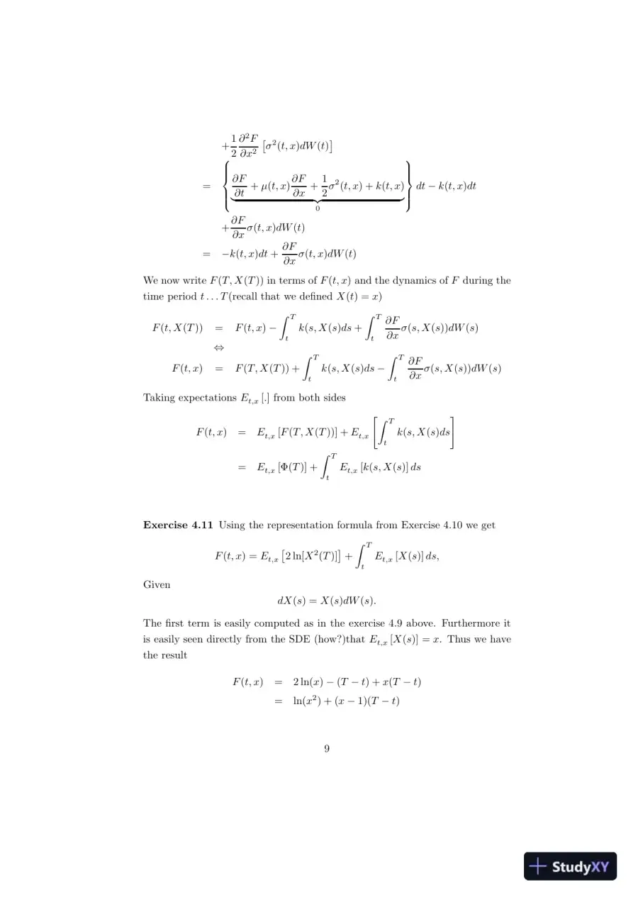 Solution Manual for Arbitrage Theory in Continuous Time, 2nd Edition, page 10