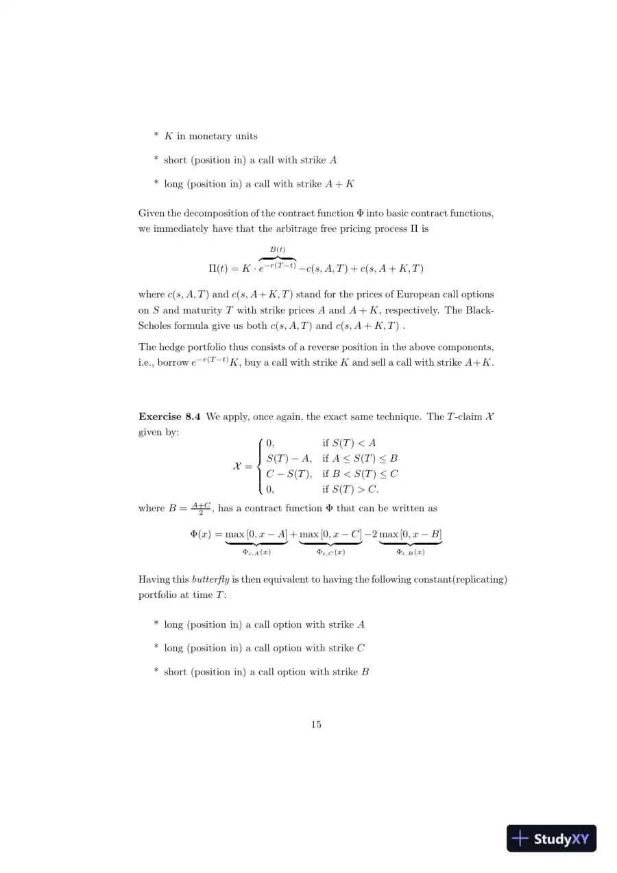 Solution Manual for Arbitrage Theory in Continuous Time, 2nd Edition, page 16