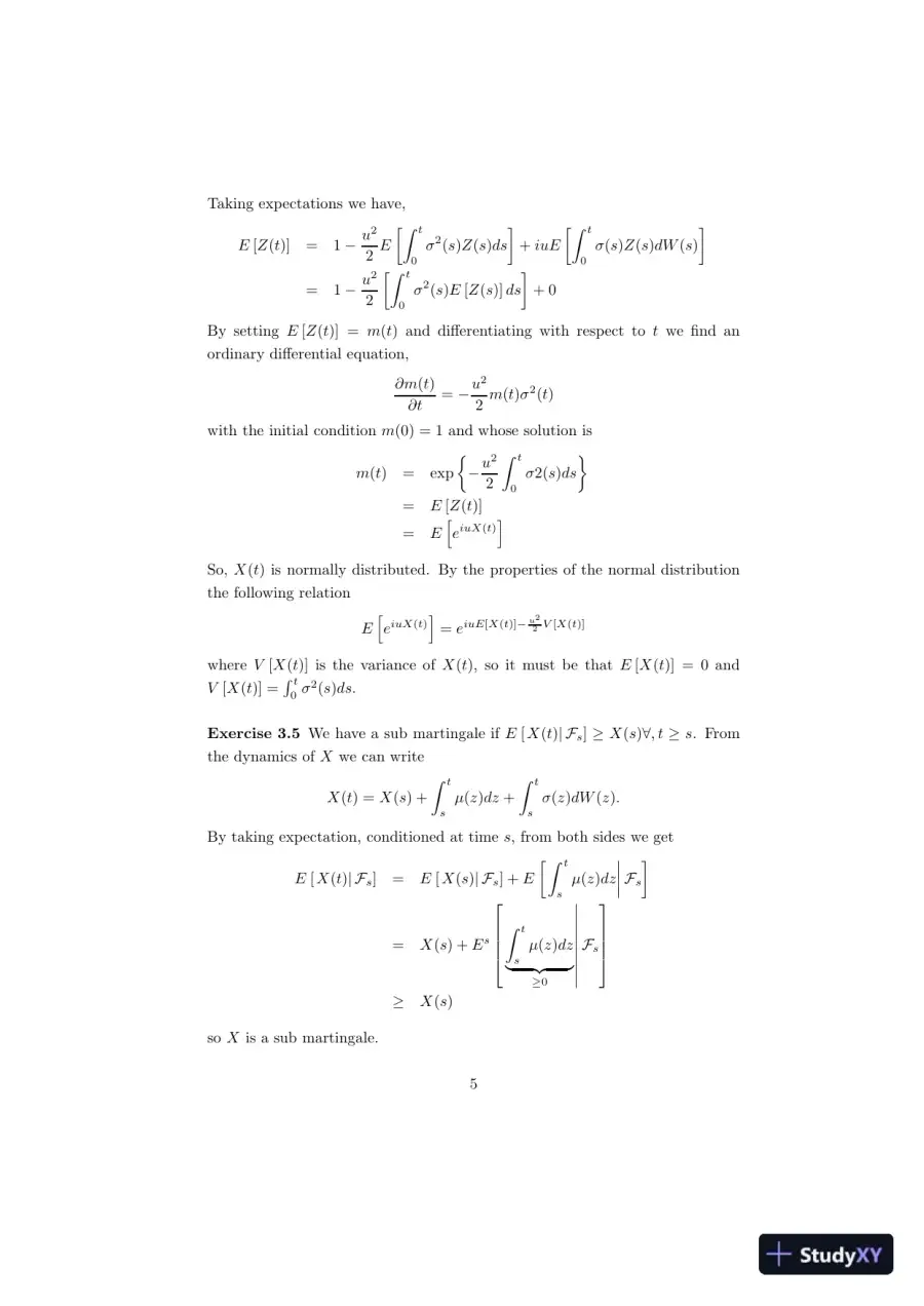 Solution Manual for Arbitrage Theory in Continuous Time, 2nd Edition, page 6