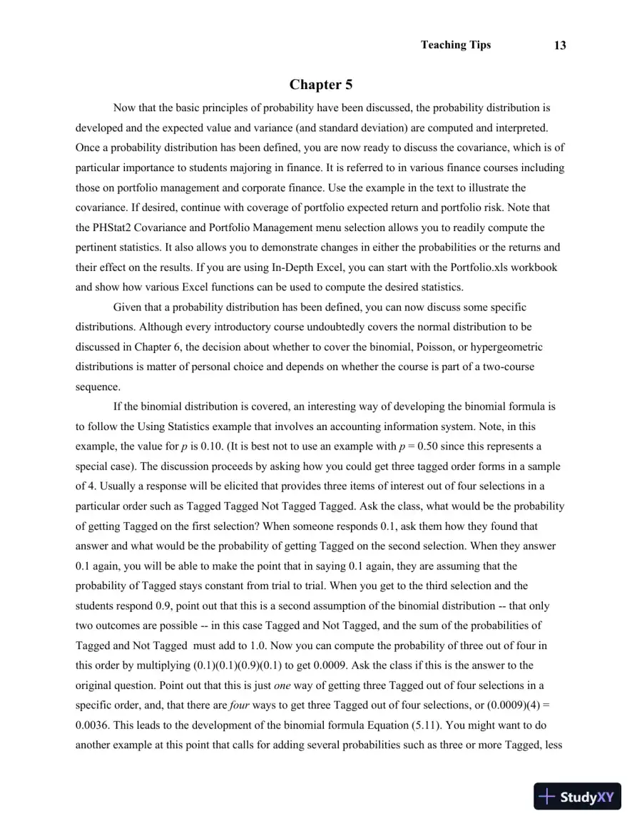 Solution Manual For Statistics for Managers Using Microsoft Excel, 7th Edition, page 17