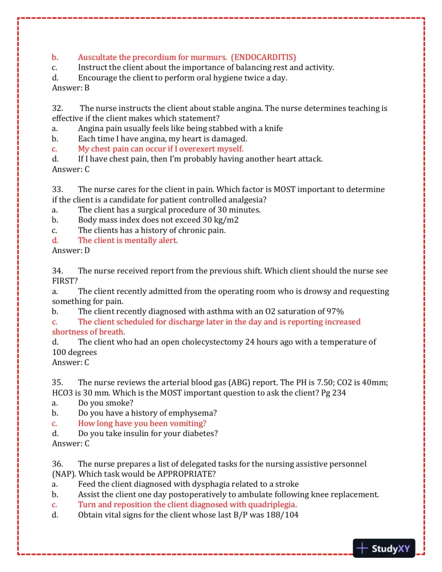 2023-2024 KAPLAN Pediatrics Predictor Exam With Answers (150 Solved Questions), page 9