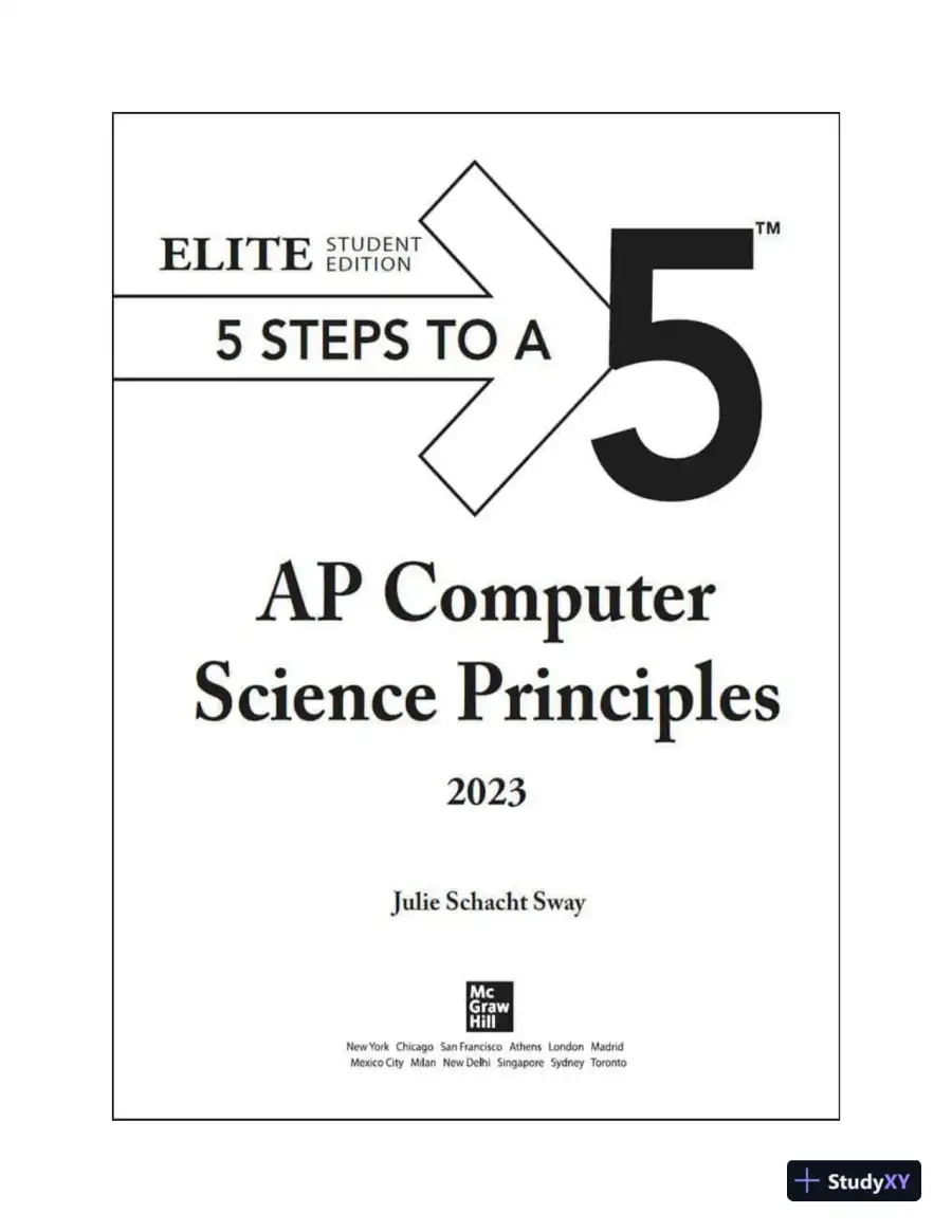 5 Steps to a 5: AP Computer Science A 2024 (2024), page 10
