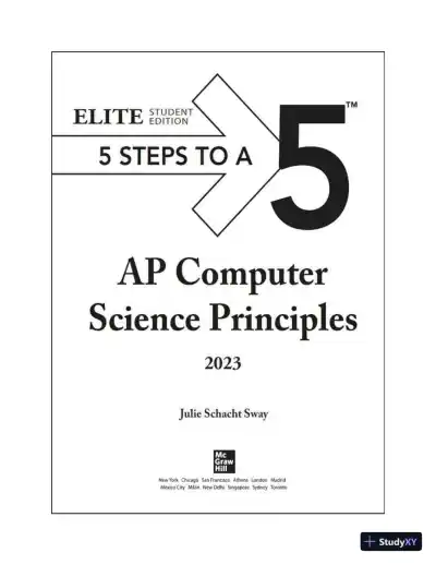5 Steps to a 5: AP Computer Science A 2024 (2024) - Page 10 preview image