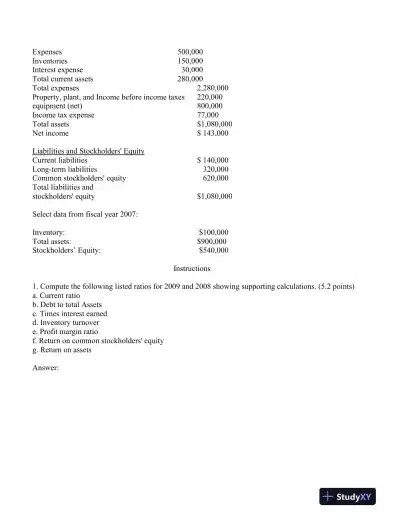 ACC 400 Financial Performance Analysis and Industry Benchmarking of Westward Corporation - Page 3 preview image