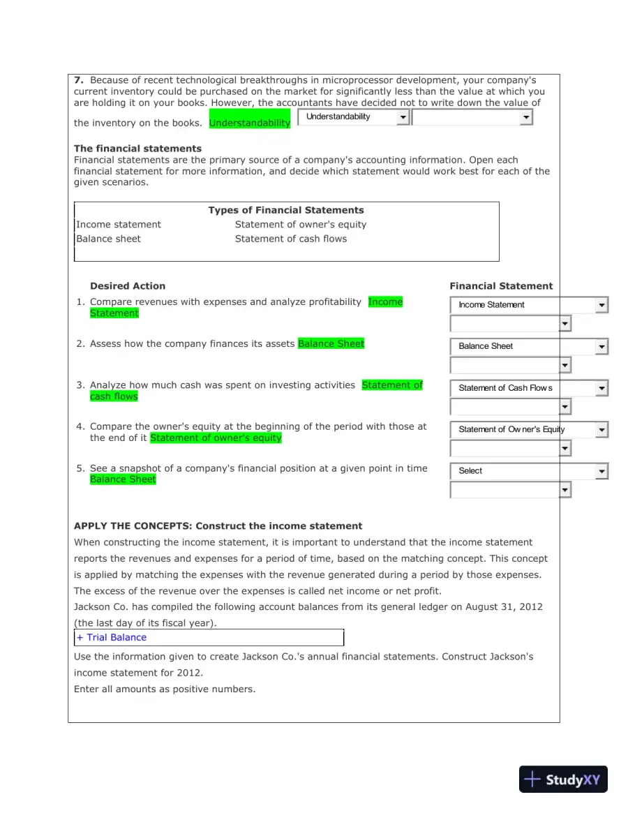 Financial Statement Preparation And Analysis: A Comprehensive Case Study, page 3