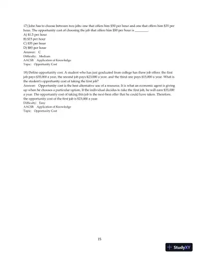 Test Bank for Microeconomics, 2nd Edition - Page 16 preview image