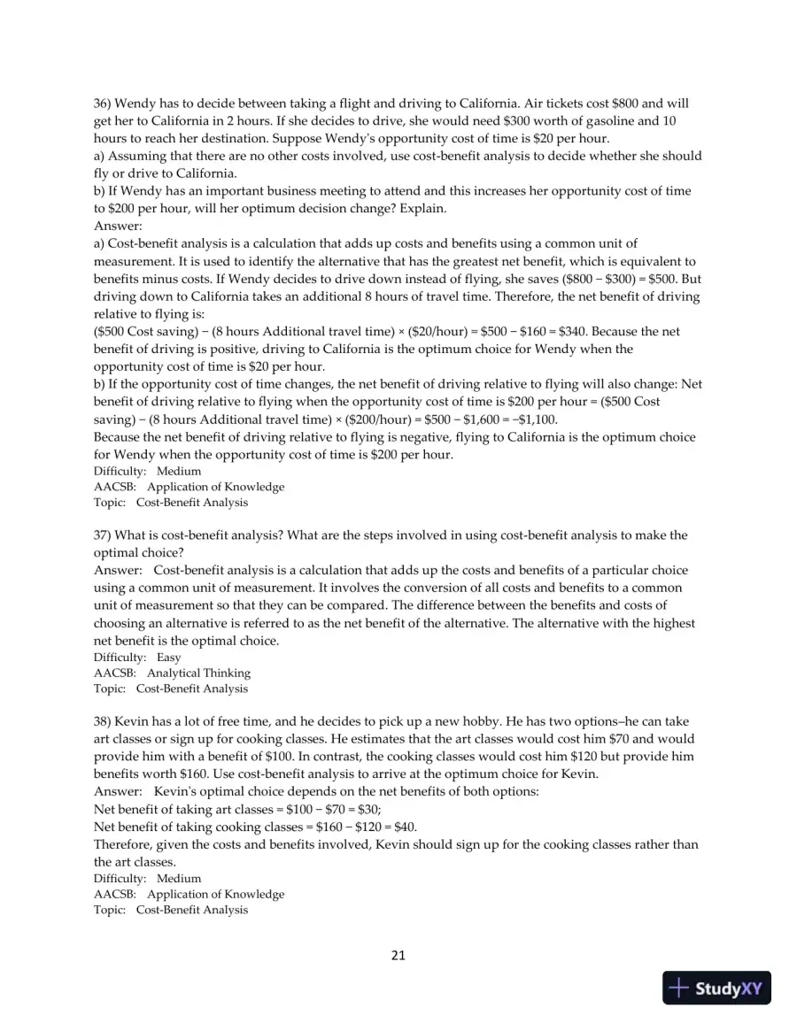 Test Bank for Microeconomics, 2nd Edition, page 22
