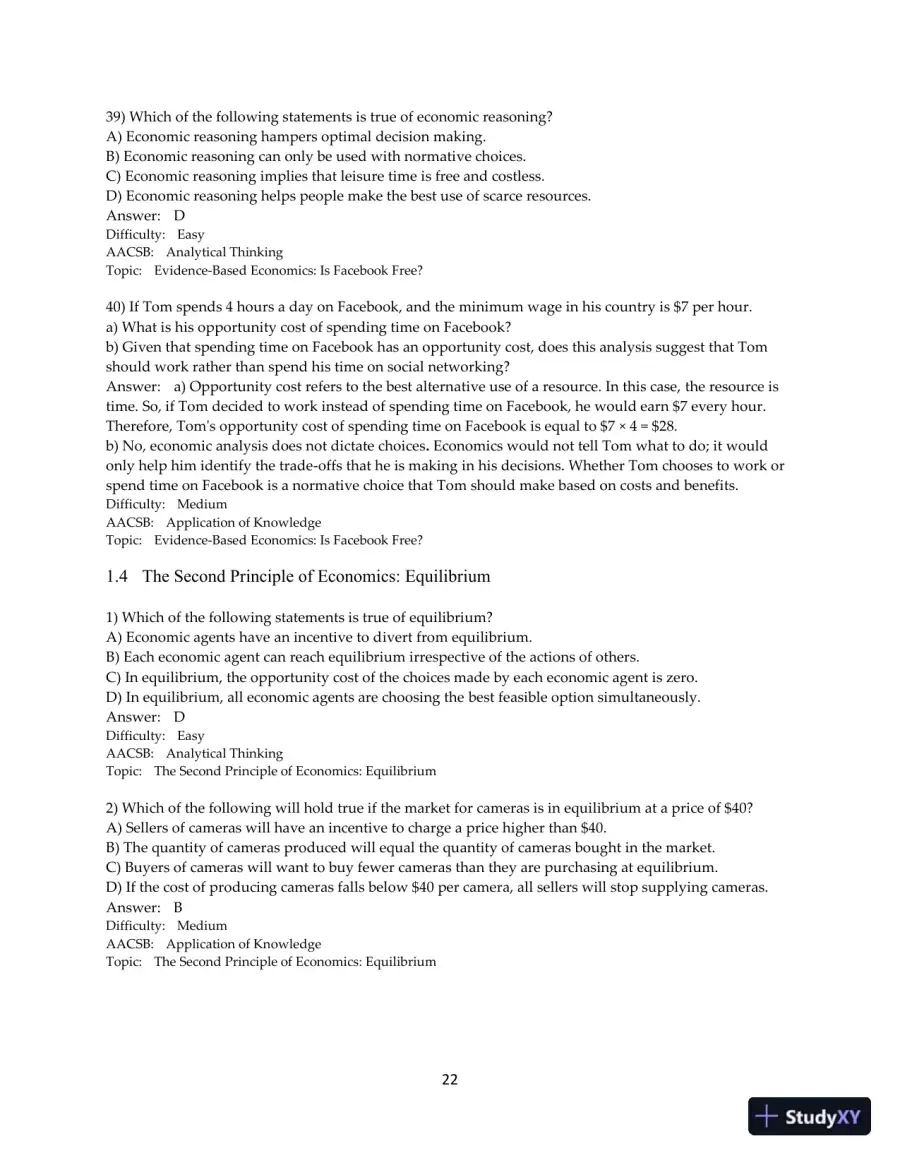 Test Bank for Microeconomics, 2nd Edition, page 23