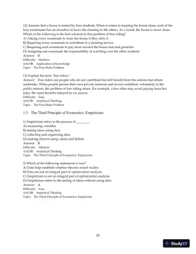 Test Bank for Microeconomics, 2nd Edition - Page 26 preview image